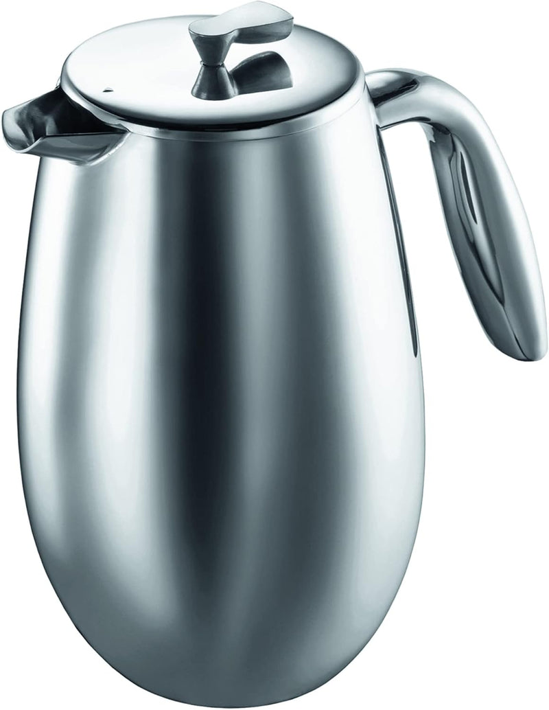 Bodum 1308-16 columbia Kaffeebereiter (Doppelwandig, Edelstahl, Spülmaschinengeeignet, 1,0 liters) g