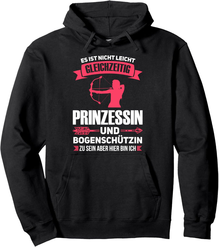 Bogenschützin Frau Bogenschiessen Pullover Hoodie