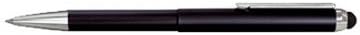 Heri Stempelkugelschreiber Stamp&Touch Pen 3 in 1 Für Smartphones, Tablets, Touchphones, schwarz, Sc