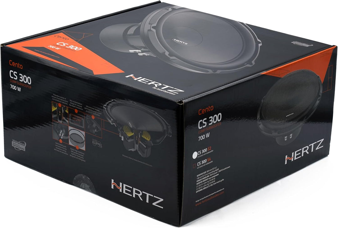 Hertz Cento CS 300 S2-30cm Subwoofer 700 Watt, 2 Ohm