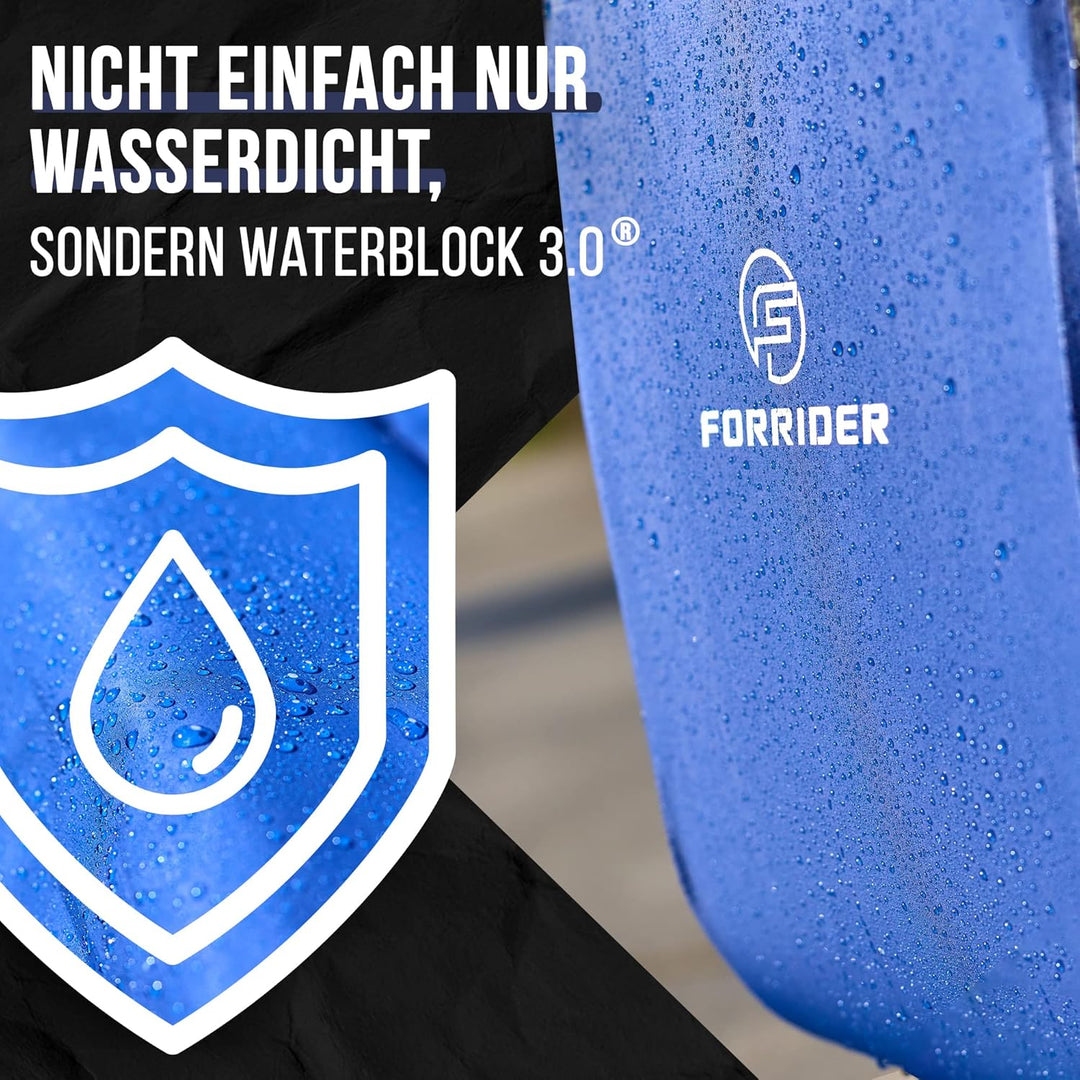 Forrider Fahrradtaschen für Gepäckträger 2er Set Wasserdicht Reflektierend | Gepäckträgertaschen 50L