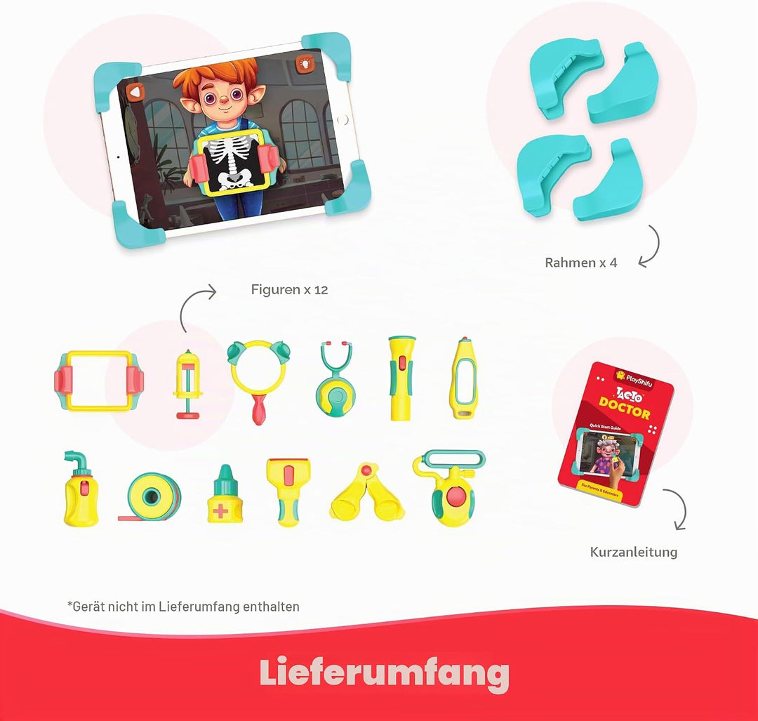 PlayShifu STEM Spielzeug für Kinder – Tacto Doctor (interaktives Kit + App) – Rollenspiel mit echtem
