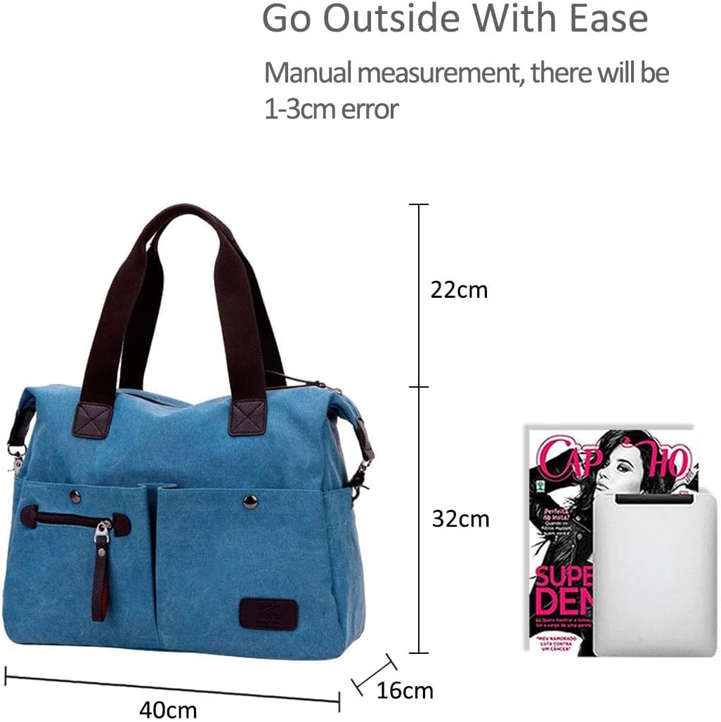 Nicole & Doris Vintage Damen Handtaschen Umhängetasche Umhängetasche Casual Schule Grosse Kapazität