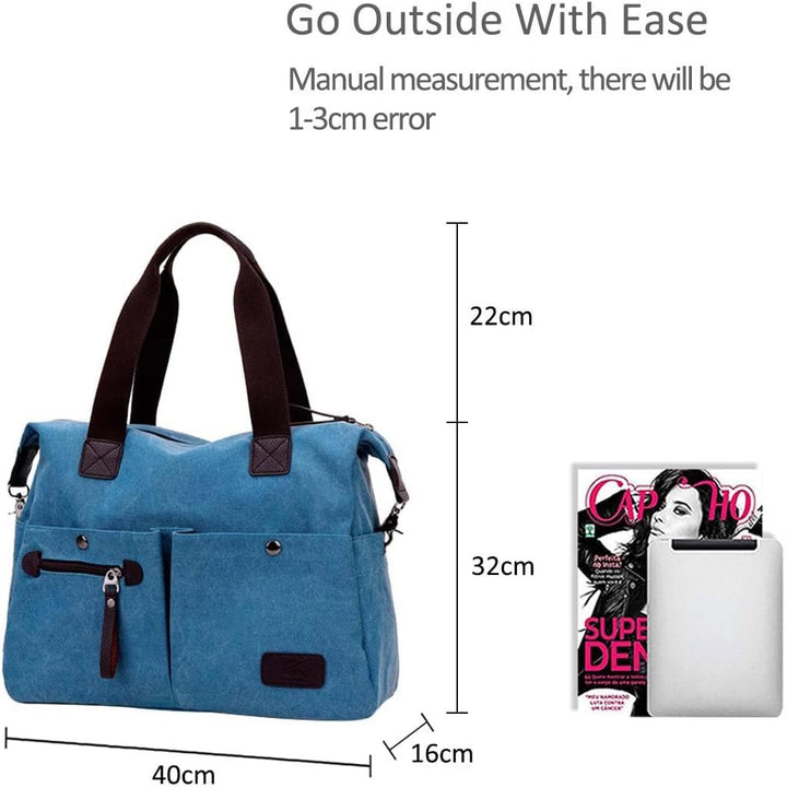Nicole & Doris Vintage Damen Handtaschen Umhängetasche Umhängetasche Casual Schule Grosse Kapazität