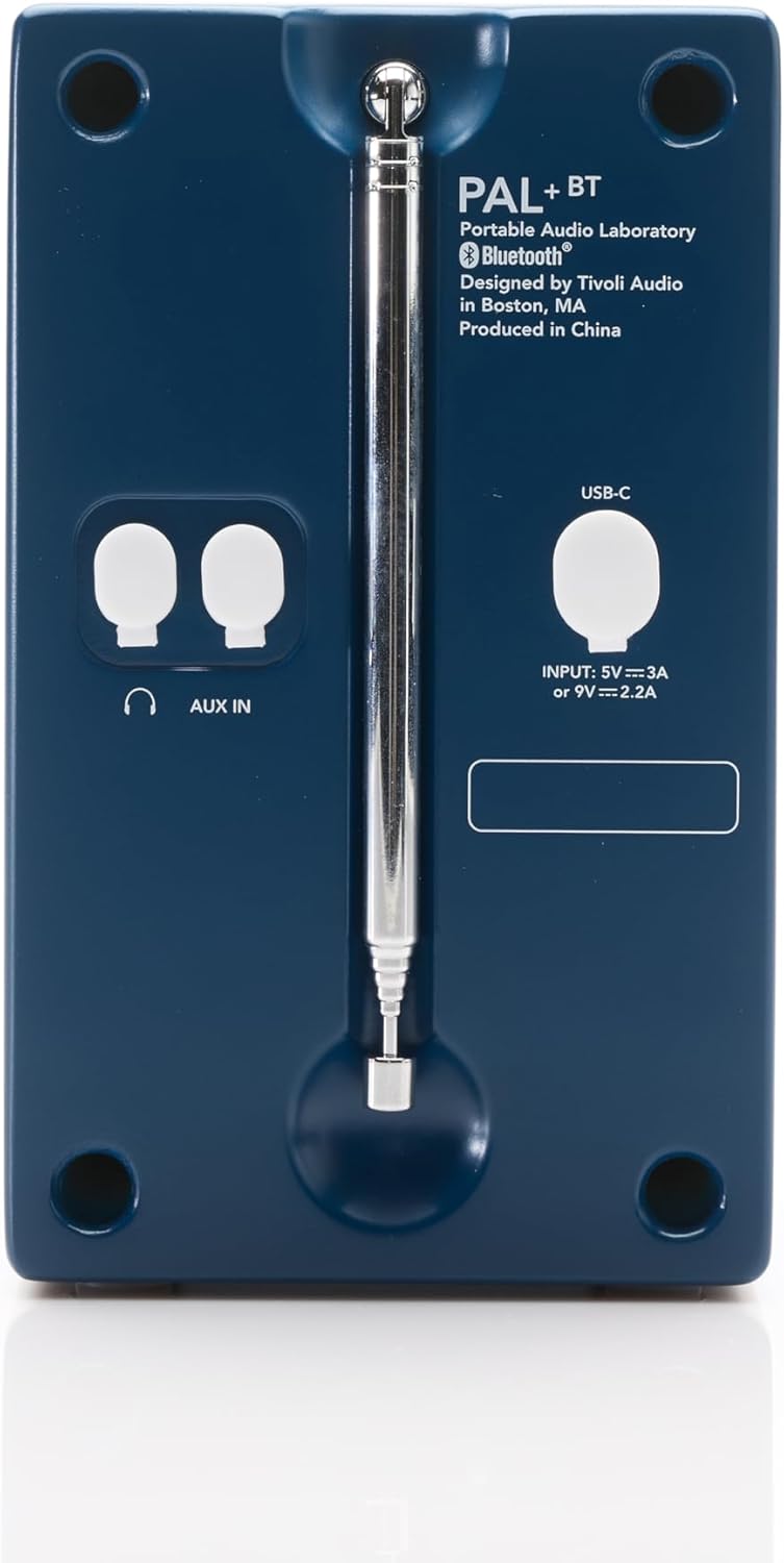 Tivoli Audio PAL+ BT (Gen 3) FM-Radio Bluetooth Tragbar/USB-C (Blau), blau