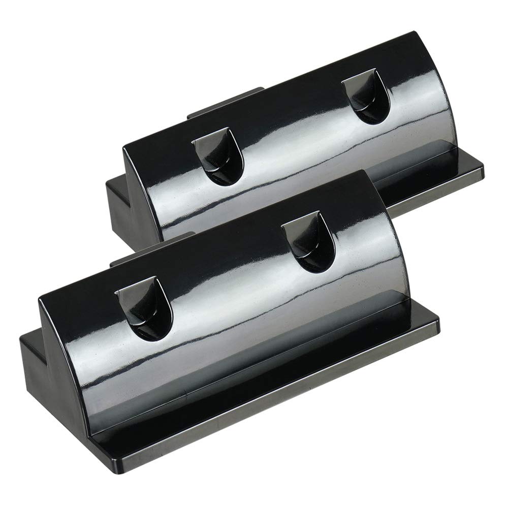 Offgridtec 2 Stück ABS Spoiler Verbindungsprofile 180mmx180mm, Montage-Seitenklemmen, 4 Edelstahl-Sc
