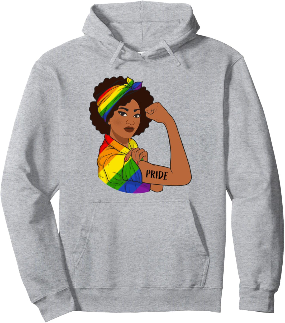 Pride Black Girl Magic LGBT Pride Month Gay & Lesben Pullover Hoodie