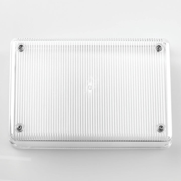iDesign Schubladen Organizer, kleiner Schubladeneinsatz aus Kunststoff, Besteckkasten für Schubladen