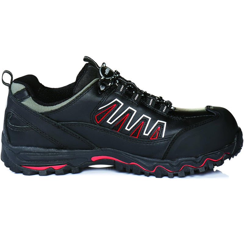 ruNNex Sicherheitsschuhe S3 LightStar extra leichte Halbschuhe Grösse 46, schwarz, 5320, 46