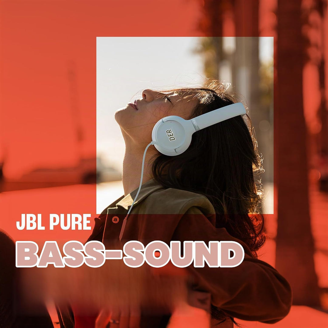 JBL Tune 530 C, kabelgebundene On-Ear-Kopfhörer mit Mikrofon, JBL Pure Bass Sound, EQ-Presets, USB-C