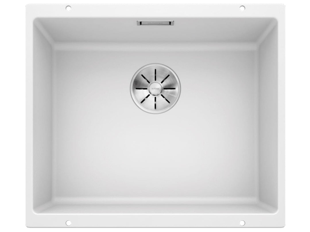 BLANCO SUBLINE 500-U | SILGRANIT weiss | Einbauart: Unterbau | ohne Ablauffernbedienung | 60er Unter