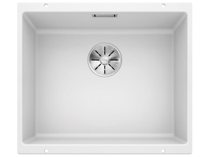 BLANCO SUBLINE 500-U | SILGRANIT weiss | Einbauart: Unterbau | ohne Ablauffernbedienung | 60er Unter
