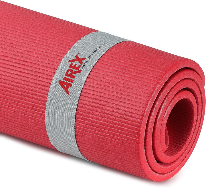 Airex Matte Coronella ca. 185 x 60 x 1,5 cm mit Spezial-Ösen Rot, Rot