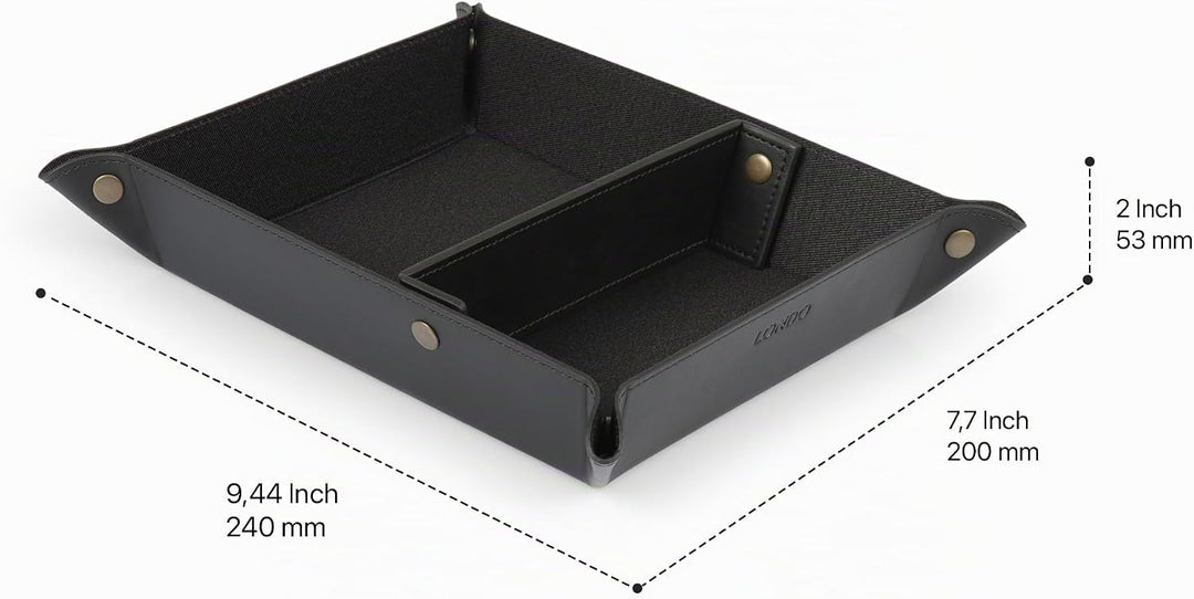 Londo Leder Taschenleerer - Vide Poche - Ledertablett Organizer, Praktische Aufbewahrungsbox - für G