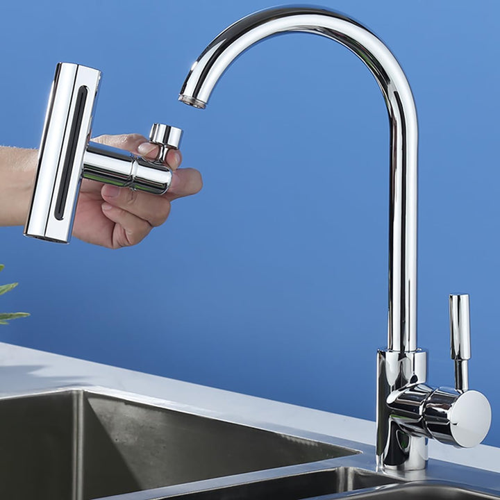 Wasserfallhahn für Küche, 360 ° drehbar – 4 Modi, Hochdruck, Adapter, Wasserhahn, Küche, Waschbecken