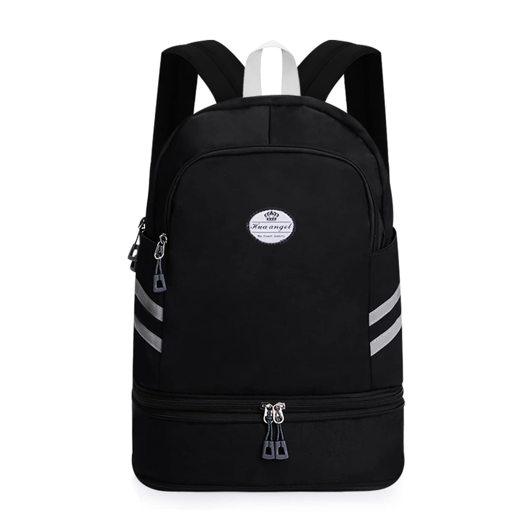 HUA ANGEL Rucksack Damen GrossE KapazitäT Faltbarer EIN Wochenende Sportrucksack Mit Schuhfach Und N