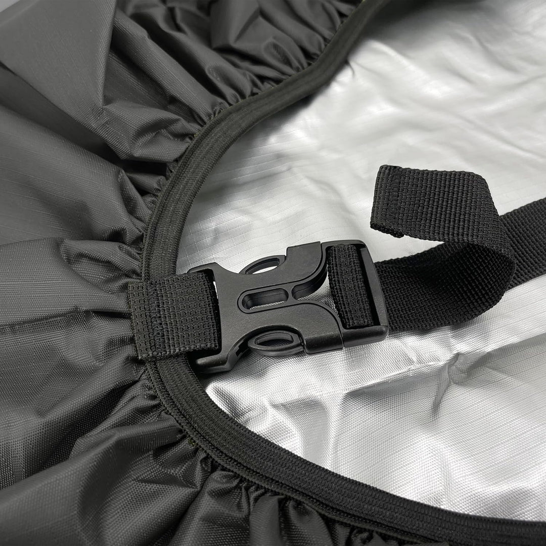 Alephnull Regenschutz Rucksack mit Reflexstreifen 60L-100L wasserdichte Regenschutz Schulranzen Refl