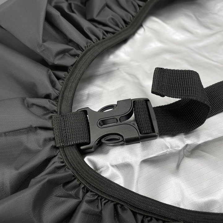 Alephnull Regenschutz Rucksack mit Reflexstreifen 60L-100L wasserdichte Regenschutz Schulranzen Refl