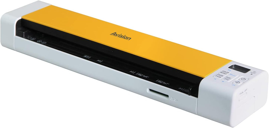 Avision Meta 20 Mobiler Scanner| DIN A4 | Ideal für Papier, Plastikausweise, Fotos | USB 2.0 | WLAN