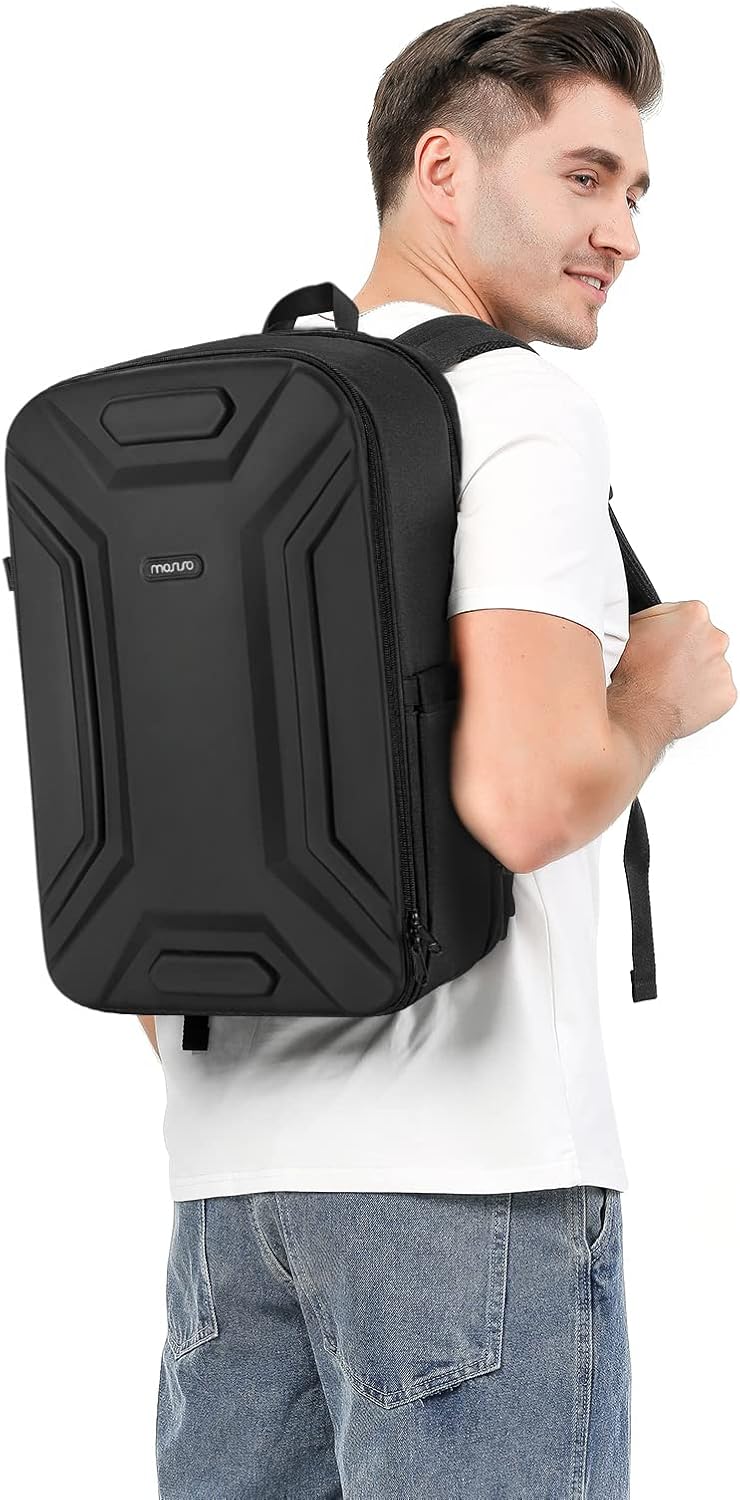 MOSISO Kamerarucksack Wasserdicht, Fotorucksack Gross mit 15,6 Zoll Laptophülle, Kamera Rucksack mit
