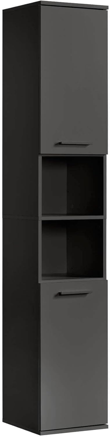 mokebo® Bad Hochschrank 'Der Kapitän' (180x33x34 cm) Badezimmerschrank schmal oder Badschrank, auch