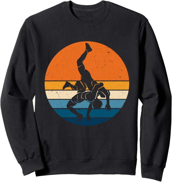 Griechisch-römisches Ringen Sport Retro Vintage Ringer Sweatshirt