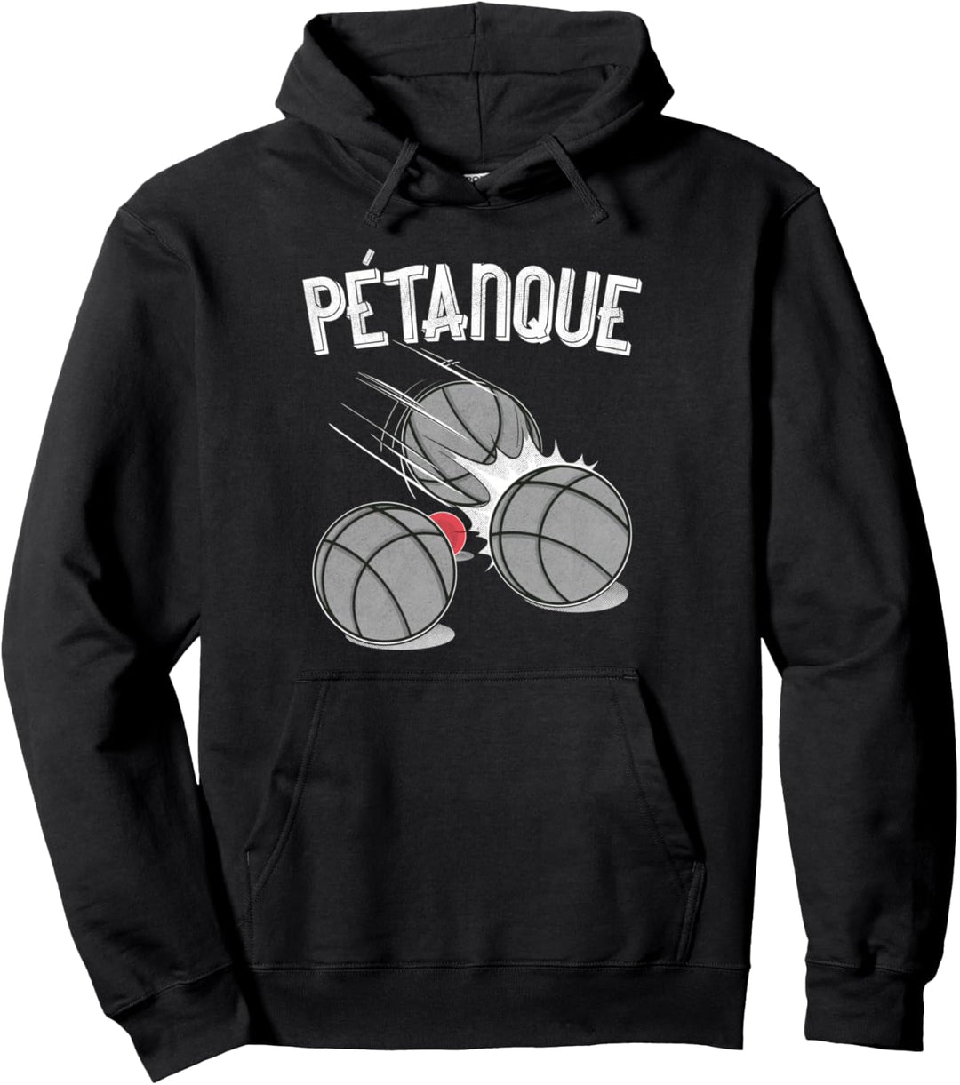 Pétanque Kugeln Outfit zum Boulen für Petanque-Spieler Pullover Hoodie