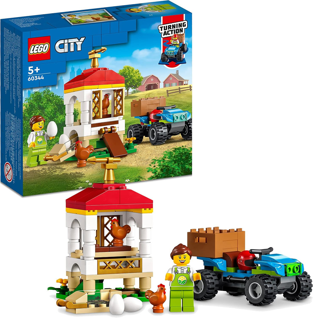 LEGO 60344 City Farm Hühnerstall Einzelbett, Einzelbett