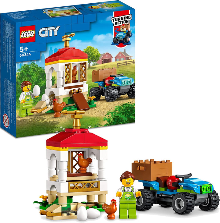 LEGO 60344 City Farm Hühnerstall Einzelbett, Einzelbett