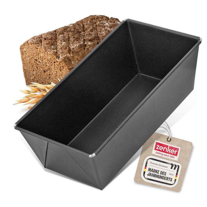Zenker Brotbackform 30 cm PURE, Königskuchenform mit Antihaftbeschichtung, hochwertige Backform (Far