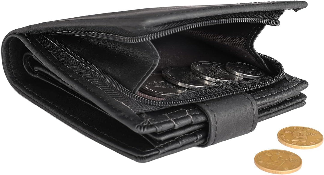 GAEKEAO Geldbörsen Herren Geldbeutel Portmonee mit Münzfach & RFID Schutz Wallet, Kartenetui Karten