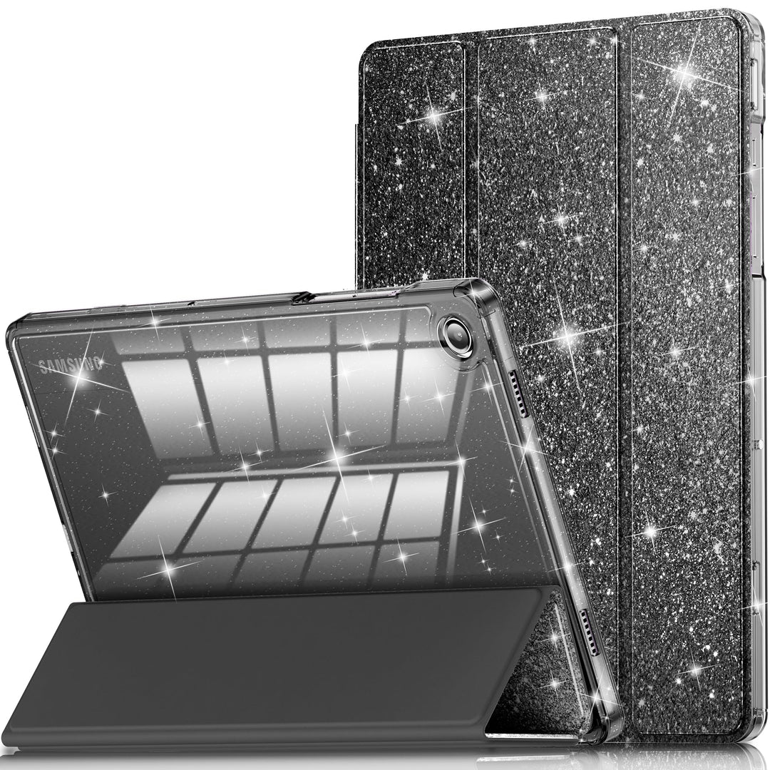 INFILAND Hülle für Samsung Galaxy Tab A11+/A9+11 Zoll (2023/2025),Glitzernde Schutzhülle mit funkeln