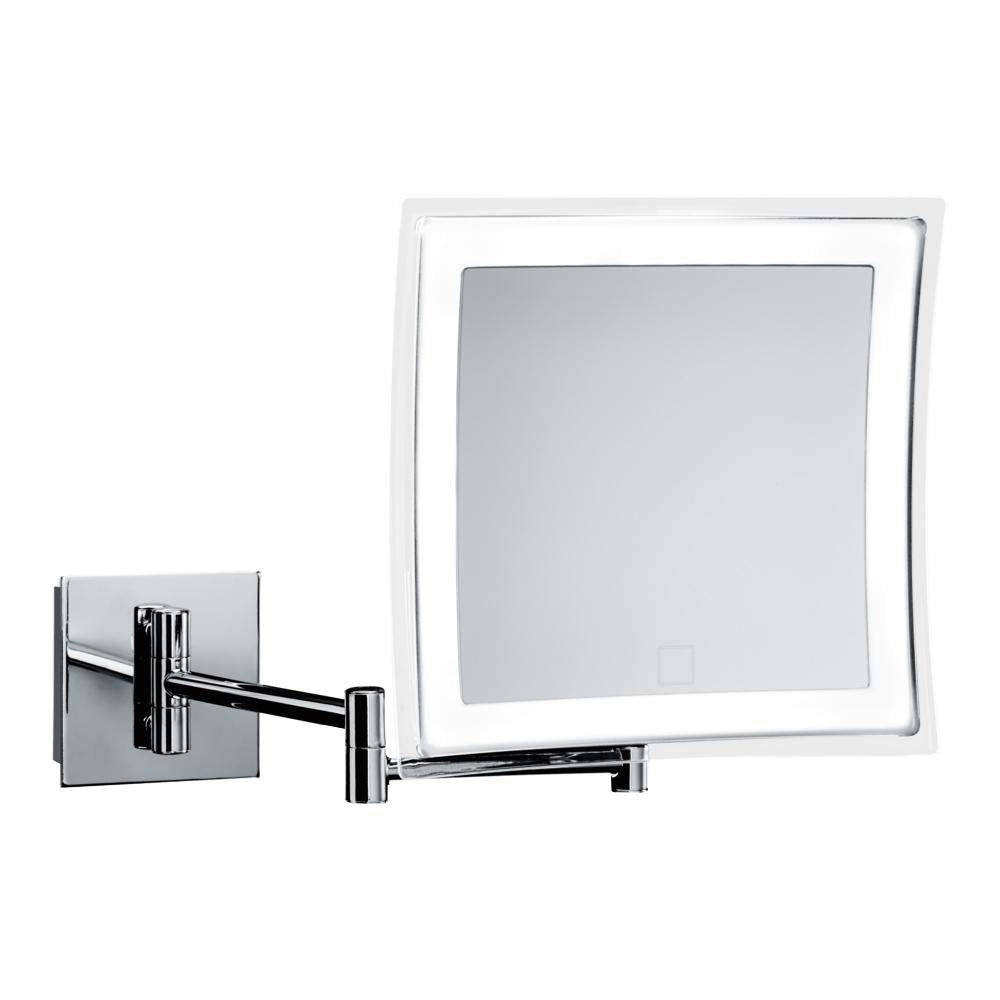 Decor Walther BS 85 Touch Wandkosmetikspiegel LED, Chrom glänzend