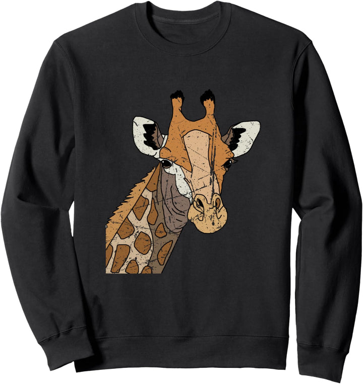 Lustige Giraffe Geschenke Safari Wildlife Animal Giraffes Sweatshirt