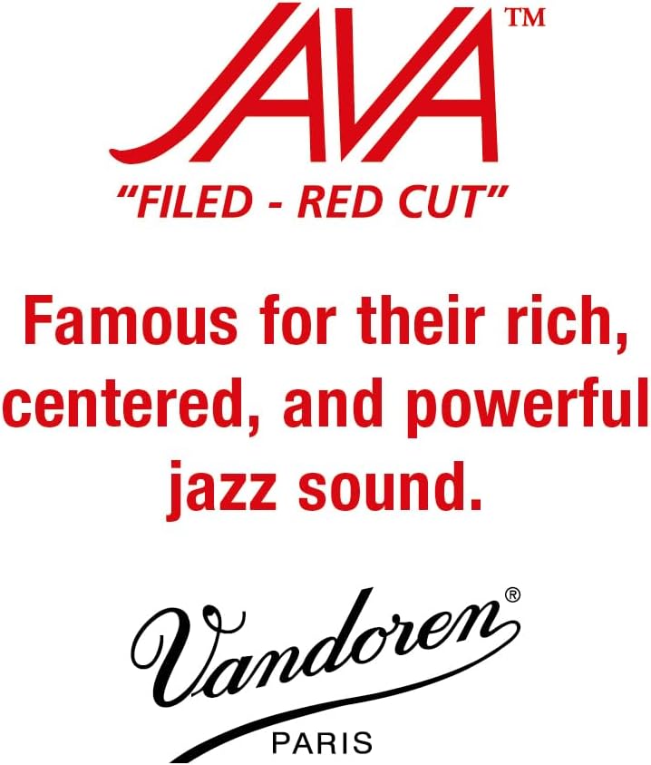 Vandoren SR2615R Java Blätter für Altsaxophon, Stärke 1,5, Rot, 10 Stück Stärke 1.5, Stärke 1.5