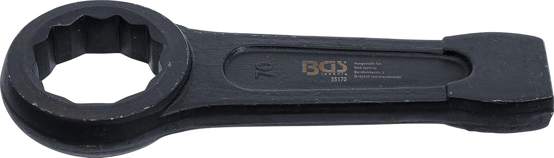 BGS 35170 | Schlag-Ringschlüssel | SW 70 mm Schlüsselweite: 70 mm, Schlüsselweite: 70 mm