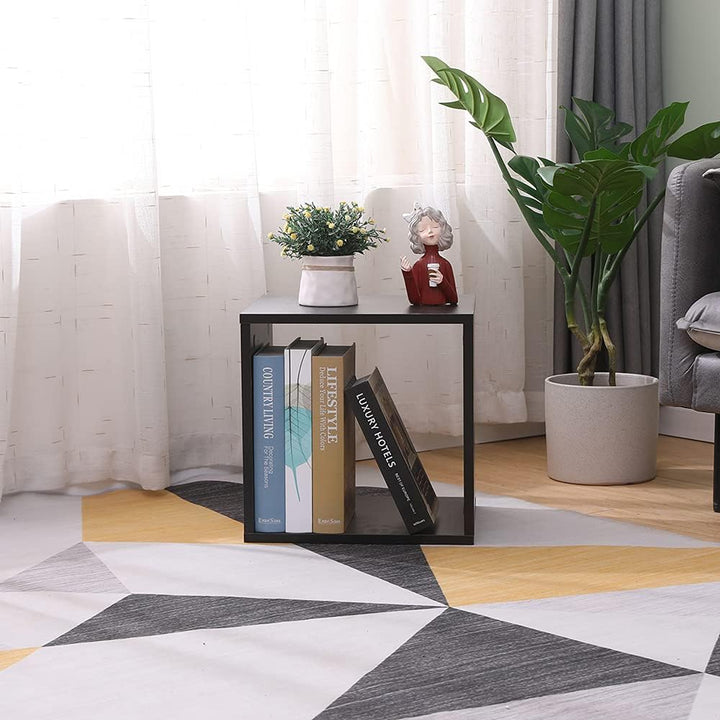 Etnicart Würfel Aufbewahrungsbox Bücherregal Wenge 35x30x35cm MDF Holz Regal Design Büro Eingang Woh
