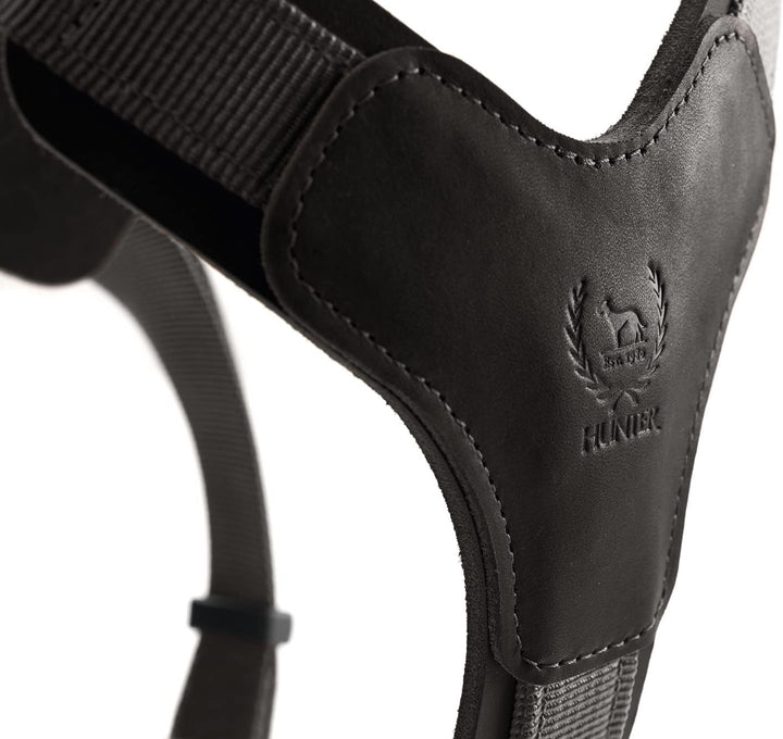 HUNTER AALBORG MIXED Hundegeschirr, XS-S, schwarz/grau schwarz/grau 38 - 51 cm, schwarz/grau 38 - 51