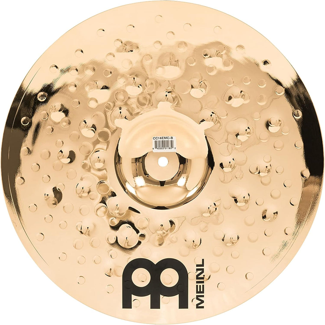 Meinl Cymbals Classics Custom Extreme Metal Crash 16 Zoll (Video) Schlagzeug Becken (40,64cm) B12 Br