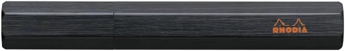 Rhodia 9358C - Etui & Ersatzminen 0,5 mm zum Nachfüllen, für Druckbleistifte Rhodia scRipt, Schwarz