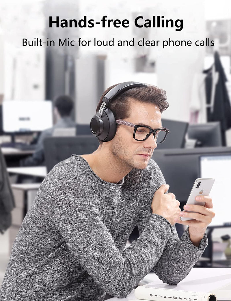 Bluedio BT5 | Bluetooth-Over-Ear-Kopfhörer, 20 Std. Wiedergabezeit, Ohrenschützer aus weichem Memory