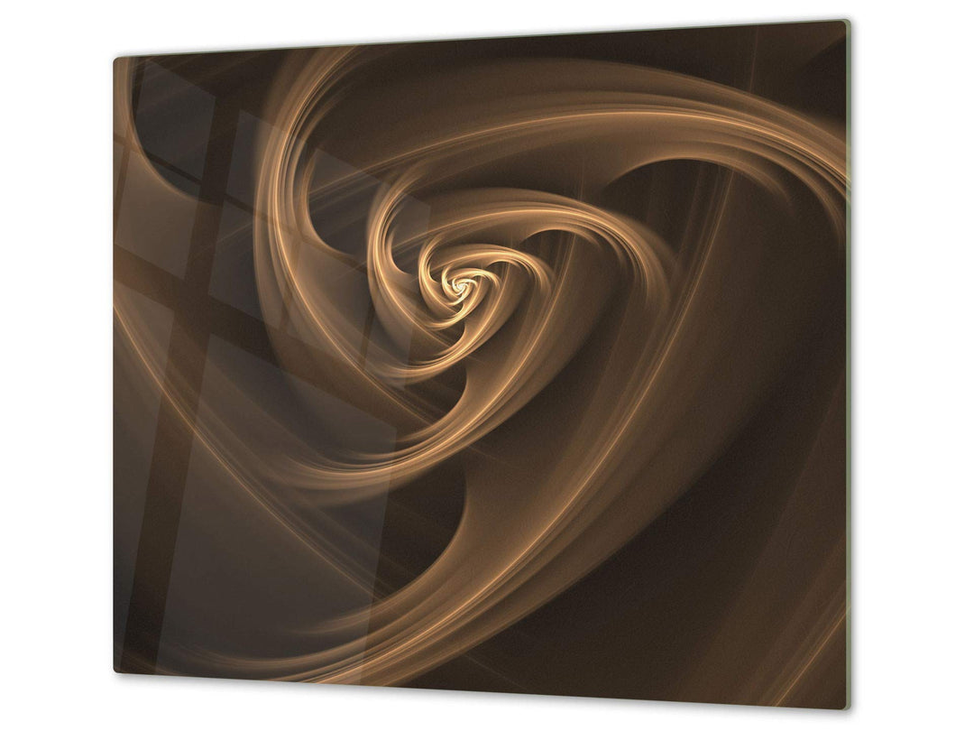 Schneidbrett aus Hartglas und schützende Arbeitsoberfläche – Schneideplatten SINGLE mit 60 x 52 cm u