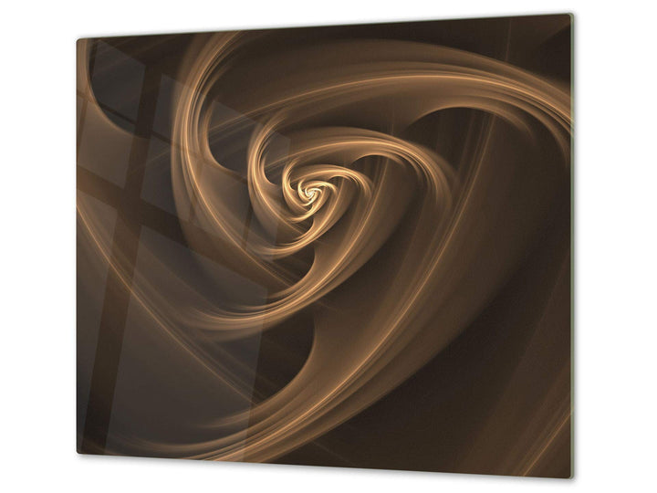 Schneidbrett aus Hartglas und schützende Arbeitsoberfläche – Schneideplatten SINGLE mit 60 x 52 cm u