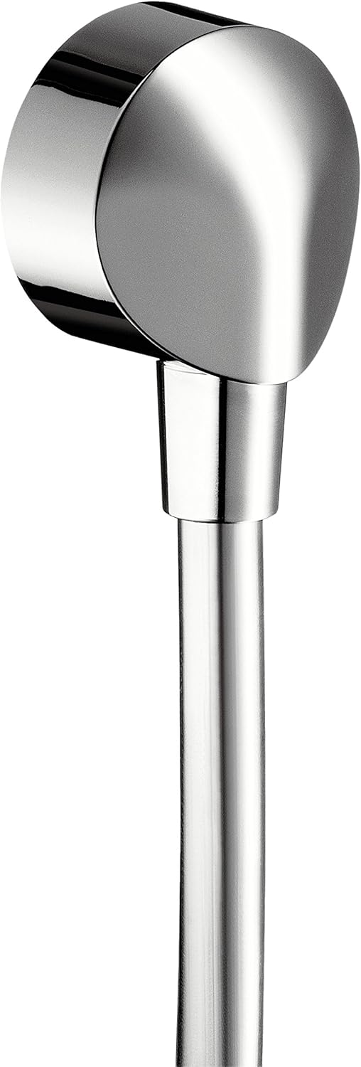 hansgrohe Fixfit E Schlauchanschluss, ohne Rückflussverhinderer, Anschlusswinkel aus Metall, Chrom,
