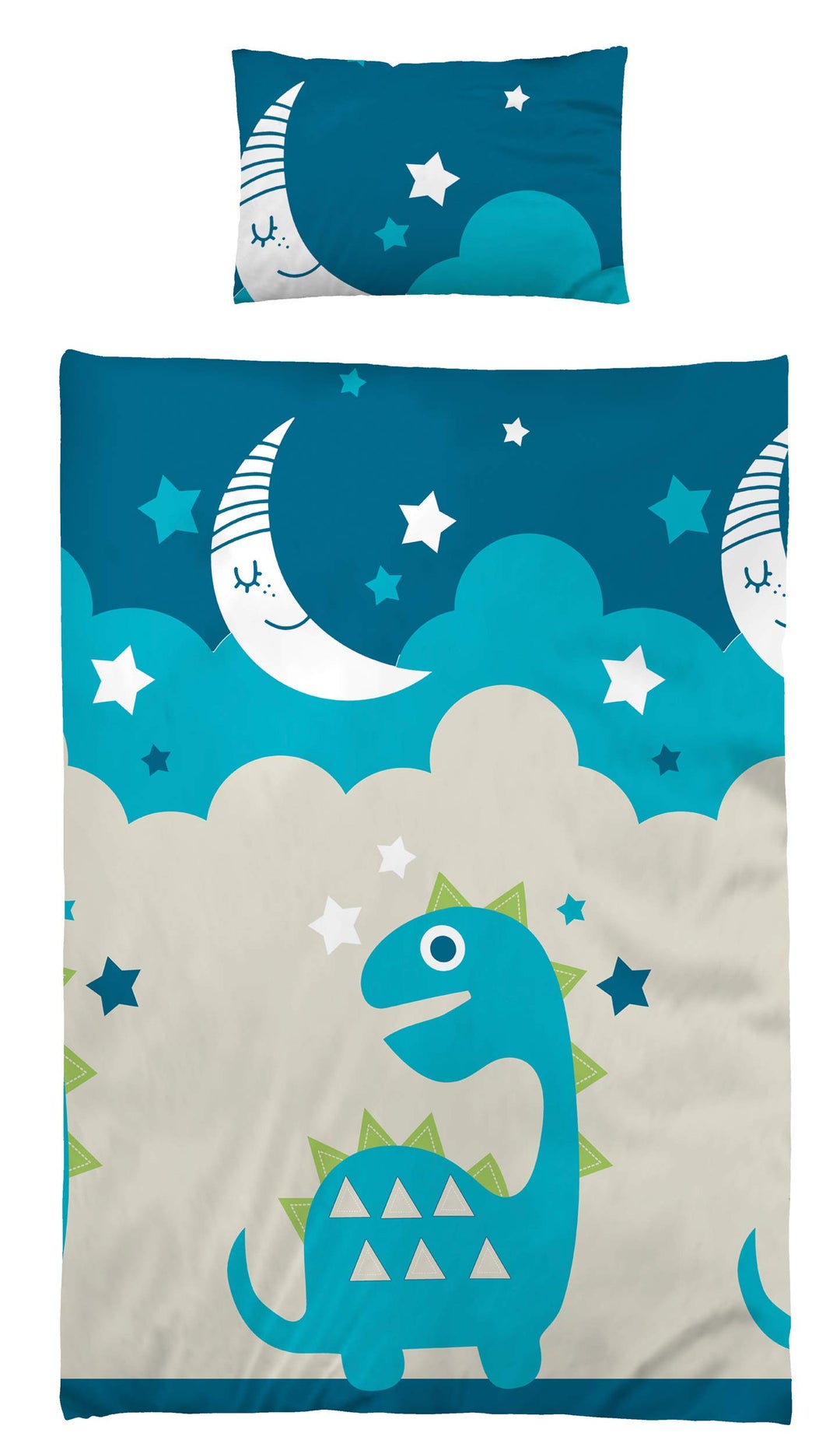 Kinderbettwäsche Babybettwäsche 100x135 cm 40x60 cm 100% Baumwolle Kleinkinder Bettwäsche Set Moon S