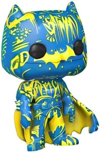 Funko POP! Art Series: DC Comics #02 - Batman [Blue & Yellow] Artist Series Exclusive with Hard Stac