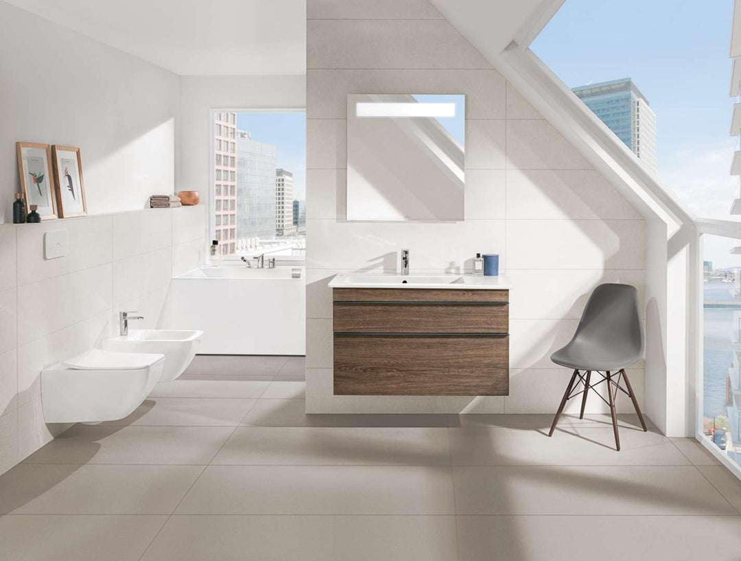 Villeroy & Boch V&B Wand-Bidet VENTICELLO 37,5x56cm, m HL, mit Überlauf, weiss