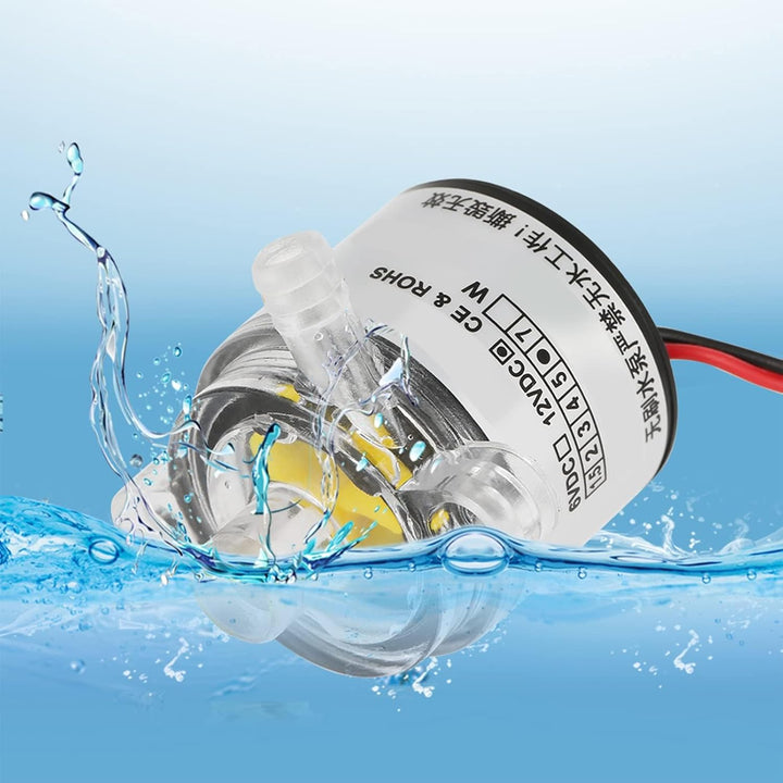 Mini-Wasserpumpe Tauchpumpe 12 V DC Mini-Inline-Wasserpumpe Mikrobürsten 6 W Lebensmittelqualität 2