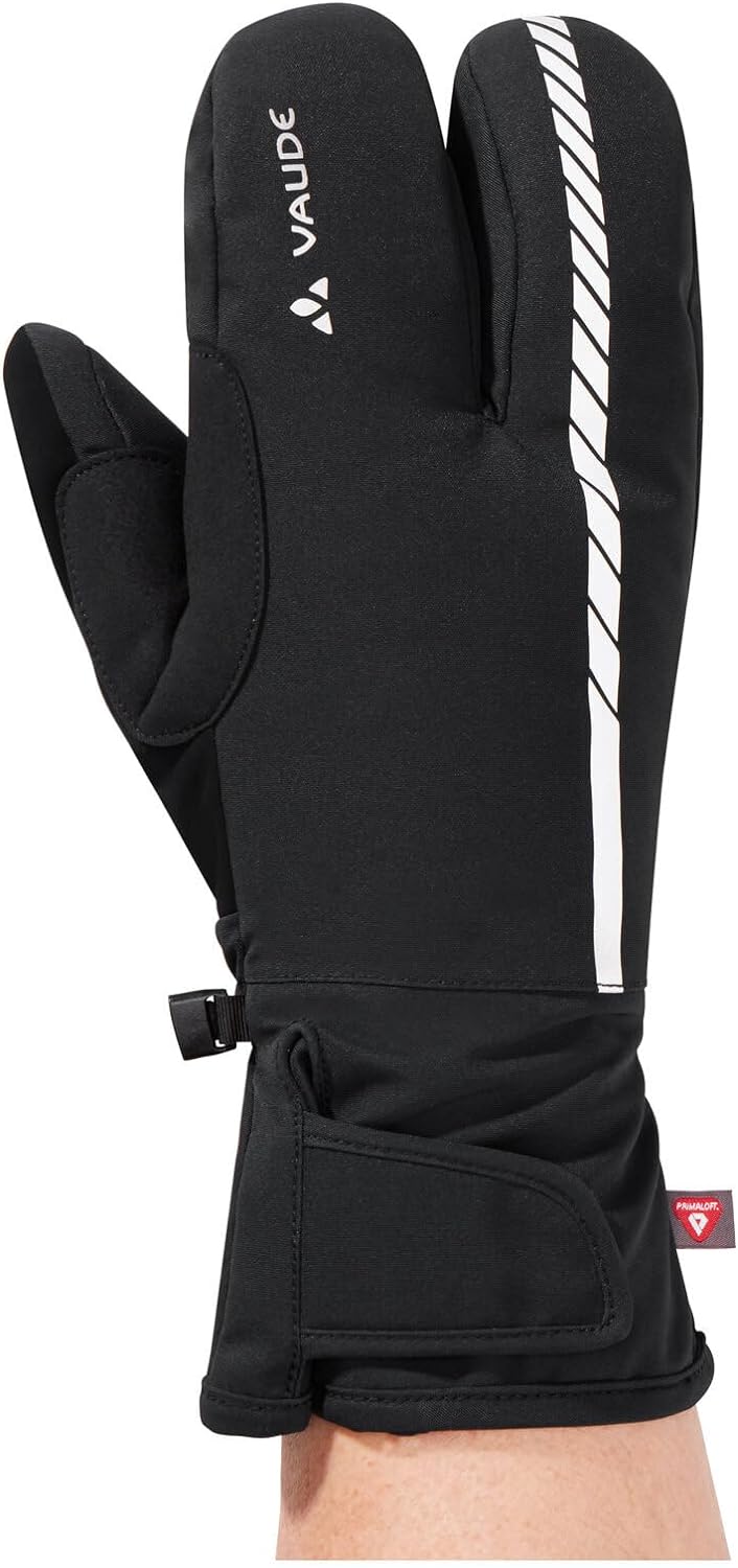 VAUDE Syberia Gloves III - warme Fahrradhandschuhe 6 Schwarz, 6 Schwarz