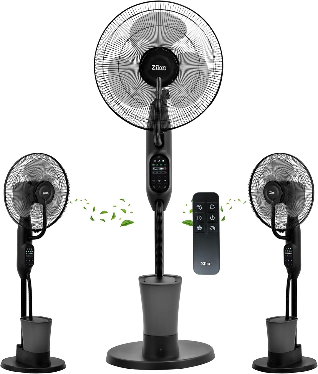 3in1 Standventilator mit Wasserkühlung sehr leise - Mobile Klimaanlage ohne Abluftschlauch -Verdunst